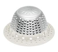 LEKEYE Attrape-Cheveux pour canalisations de Douche - pour canalisations Pop-up et ordinaires (Gris Clair)