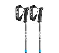 Leki - QNTM - Bâtons de ski - 130 cm - black / light anthracite / cyan