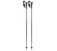 Leki - Hot Shot - Bâtons de ski - 115 cm - anodized black / eloxal grau / eloxal rot