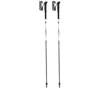 Leki Bâtons de randonnée Skytera FX.One SL Natural Carbon / White / Neon Orange paire 120 cm