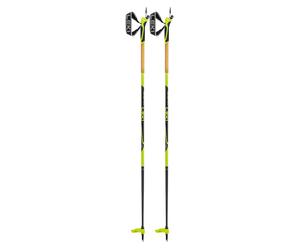Leki - Bâtons de ski de randonnée - Mezza Train en Aluminium - Taille 120 cm - Jaune Jaune 120 cm