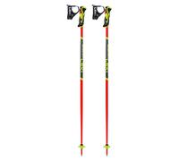 LEKI Bâton de Ski Unisexe, Rouge Vif, Noir, Jaune Fluo, 110
