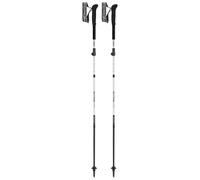 LEKI Skytera FX Carbon SL Bâtons de Marche Pliables réglables et légers pour randonnée, Emballage Rapide et Alpinisme, Blanc/Noir-Orange, 110-130 cm