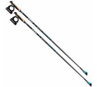LEKI Bâtons Nordic Walking Aluminium Anthracite/Black 100-130 cm