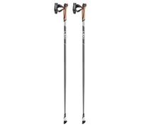 Leki Bâtons de marche nordique Smart Response 100 cm Aluminium Anthracite foncé/Smokegreen/Blanc