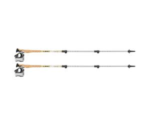 Leki - Cross Trail TA - Bâtons de trail - 100-135 cm - white / goldbrown / black