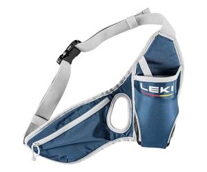 LEKI Drinkbelt Ceinture d'hydratation Bleu Canard Denim-Poppy Rouge/Bleu Nuit Taille Unique