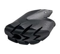 Leki Embout caoutchouc pour bâtons de randonnée Smart Tip Pad – Lot de 2 noir Taille unique