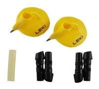 LEKI Fin Vario Set - Mixte - Noir / Jaune - taille Unique- modèle 2024