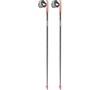 LEKI Flash Carbon - Longueur : 115 cm - Anthracite/Blanc/Rouge Fluo
