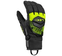 Leki - Gants de ski chauds et imperméables - WCR Core TR Black/Neon Yellow en Softshell - Taille 8.5 - Noir Noir 8.5
