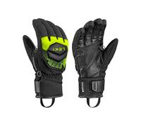 Leki - Gants de ski chauds et imperméables - WCR Core TR Junior Black/ Neon Yellow en Softshell - Taille Enfant 6 - Noir Noir 6