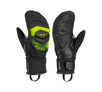 Leki - Gants de ski chauds et imperméables - WCR Core TR Junior Mitt Black/Neon Yellow en Softshell - Taille Enfant 7 - Noir Noir 7