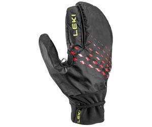 Leki - Gants de trail - Ultra Trail Storm Shark en Silicone - Taille 7 - Rouge Rouge 7