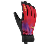 LEKI Gants Neotrail Storm Unisexe Rouge-Violet/Jaune néon Taille 7