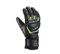 LEKI Gants WCR Team 3D pour Enfant, Noir/Citron glacé, EU 5
