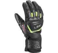 LEKI Gants WCR Team 3D pour Enfant, Noir/Citron glacé, EU 7