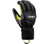 LEKI Griffin Pro 3D Gants de Ski pour Homme, Noir/Citron Vert, Blanc, 7 1/2