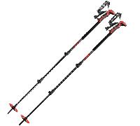 Leki - Bâtons de ski de randonnée - Haute Route 3 en Aluminium - Noir Noir