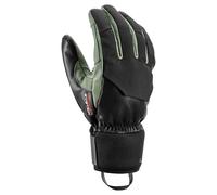 LEKI Hevon 3D Gants Alpin avec déclencheur 3D - Noir/Vert poussiéreux - Taille : 9,0