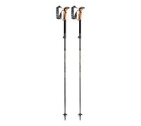 LEKI Khumbu FX TA Bâtons de marche pliables réglables et légers en aluminium pour trekking et randonnée, anthracite clair/vert/noir, 110-130 cm