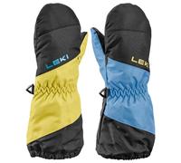 Leki - Kid's Little Swtch Zero Mitt Long - Gants - 3 - black / light blue / light yellow
