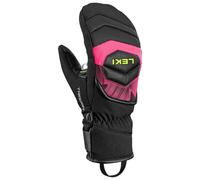 Leki - Kid's WCR Core Tr Junior Mitten - Gants - 6 - black / neonpink / neonyellow