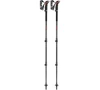 LEKI Makalu Bâtons de pêche Rouge/Noir/Anthracite 110-145 cm
