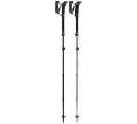 Leki Bâtons de randonnée Makalu FX Carbon - Natural Carbon / Malachite Green / Black - 110-130 cm