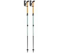 Leki - Makalu Fx Carbon Compact 100-120 cm Natural Carbon Grey Green White - Bâton