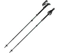 Leki - Makalu FX Carbon - Bâtons randonnée Natural Carbon / Malachite Green / Black - 110 - 130 cm