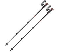 Leki Bâtons Makalu Noir, Gris foncé, Rouge (paire)