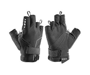LEKI Nordic Breeze Shark Gants Courts, Noir/Blanc, EU 9