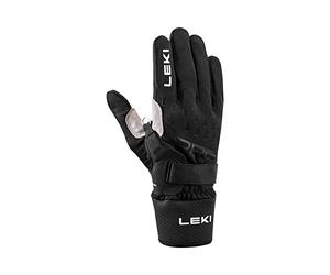 LEKI Prc Shark Gants de Ski de Fond légers et Fonctionnels - Taille 9 - Couleur : Noir - Sable