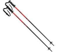 Leki Rider Bâtons De Ski Pour Enfants Junior Aluminium Noir/Rouge NEUF