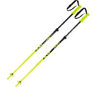 Leki Rider Vario Bâtonnets de Ski pour Enfant Jaune Fluo 85-105 cm