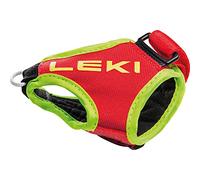 LEKI Sangle de Cadre Requin, Rouge Vif et néonyel, Taille XS