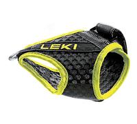 LEKI Sangle en Maille Trigger Shark - Unisexe - pour Adulte - Noir/Jaune - Tailles S-M-L