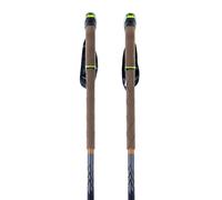 Bâtons Leki Sherpa noir jaune marron (paire)