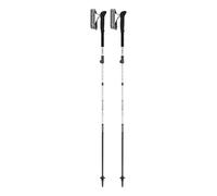 LEKI Skytera FX Carbon SL Bâtons de Marche Pliables réglables et légers pour randonnée, Emballage Rapide et Alpinisme, Blanc/Noir-Orange, 110-130 cm
