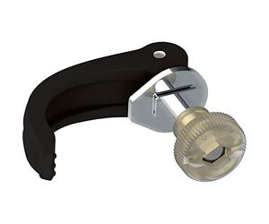 LEKI Speed Lock Levier avec Boulon de Traction et molette Noir 14 à 12 mm