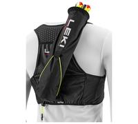 Leki - Trail Running Quiver Vest 6 - Sac à dos trail - S/M - black / bright red / shuttle grey