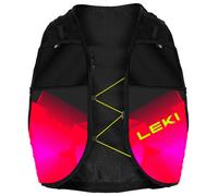 Leki - Trail Running Quiver Vest 6L Black Bright Red Neon Pink - S-M - Gilet Trail