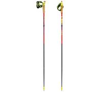 Leki – Bâtons de trail – Ultratrail FX.One – 135 cm – rouge vif / violet / jaune néon
