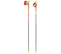 Leki Bâtons de trail Ultratrail FX One Superlite Paire 130 cm Rose néon/Orange pastel/Jaune néon