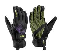 Leki - Ultratrail Storm TR - Gants - 6 - black / neonyellow / violet