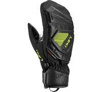 Leki - Moufles de ski - WCR C-Tech 3D Junior Mitt en Cuir - Taille Enfant 8 - Noir Noir 8
