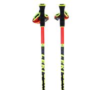 Leki - Bâtons de ski - Wcr Gs 3D Bright Red Black Neon Yellow - Taille 135 cm - Rouge Rouge 135 cm