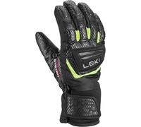 LEKI Gants WCR Team 3D pour Enfant, Noir/Citron glacé, EU 5