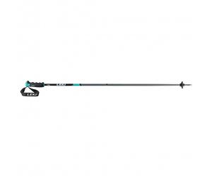 Leki - Women's Neolite Airfoil - Bâtons de ski - 110 cm - gunmetal / black / light turquoise matt